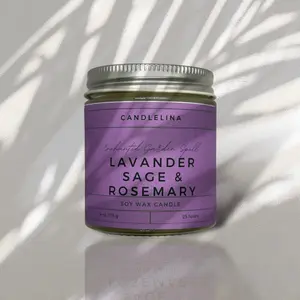 Enchanted Garden Spell 100% Soy Wax Candle ( 4 OZ )