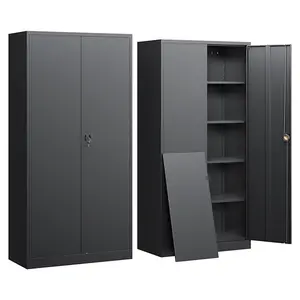 Letaya Metal Garage Storage Cabinets with Lock Door and Adjustable Shelves, Steel Tool Cabinets for Home,Office,Warehouse Organisieren ( 71" H)