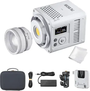 Godox ML150Bi Bi-Color LED Video Light, 61054Lux@1m, 2800K–6500K, CRI96, TLCI96+, Godox Mount, APP/NFC Control, Compact Handheld Light for Studio, Portrait & Outdoor Shooting (Battery Not Included)