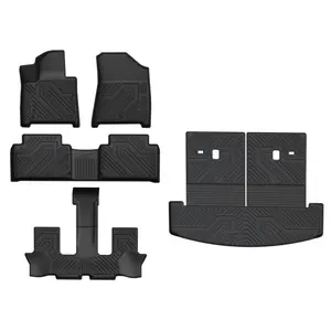Lasfit Floor Mats - Car Accessory for 2024-2026 Hyundai Santa Fe, Interior Car Accessory with Seatback & Trunk Mat