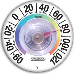 212 MAIN Taylor 91903 3.5 D-in. Stick-On Thermometer, Home Improvement Accessory for Pools, Hot Tubs, Suction Cup, Pool Temp