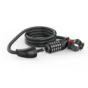 HIKEEP 4-Digit Bike Combination Lock | Resettable Anti-Theft Cable Lock for Bicycle, Scooter & Outdoor Use