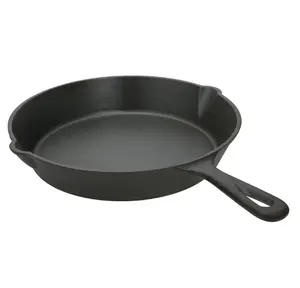 Nonstick Cast Iron Skillet, 11.75 x 8.00 x 1.75 Inches
