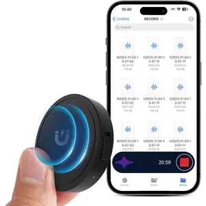 132G (9800 Hour) Voice Activated Recorder - Voice Recorder with AI-Intelligent Triple Noise Reduction, Portable Audio Recorder for Work, Lectures, Meetings【100H Continuous Recording Device】