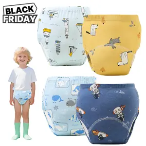 Training Underwear for Boys and Girls, Toddler Pants with Adorable Characters, Gentle on Skin & Leak-Resistant(Cotton)