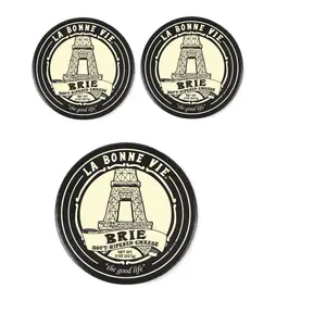 La Bonne Vie Double Crème Brie (Pack of 3, 8 oz) – Fudgy, Bold & Extra Creamy