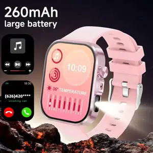 2026 New Multifunctional Smartwatch, Bluetooth-compatible Calling Support, 2.01 Inch Tft Screen, Flashlight Included, for Android and iOS, Unisex Gift Choice