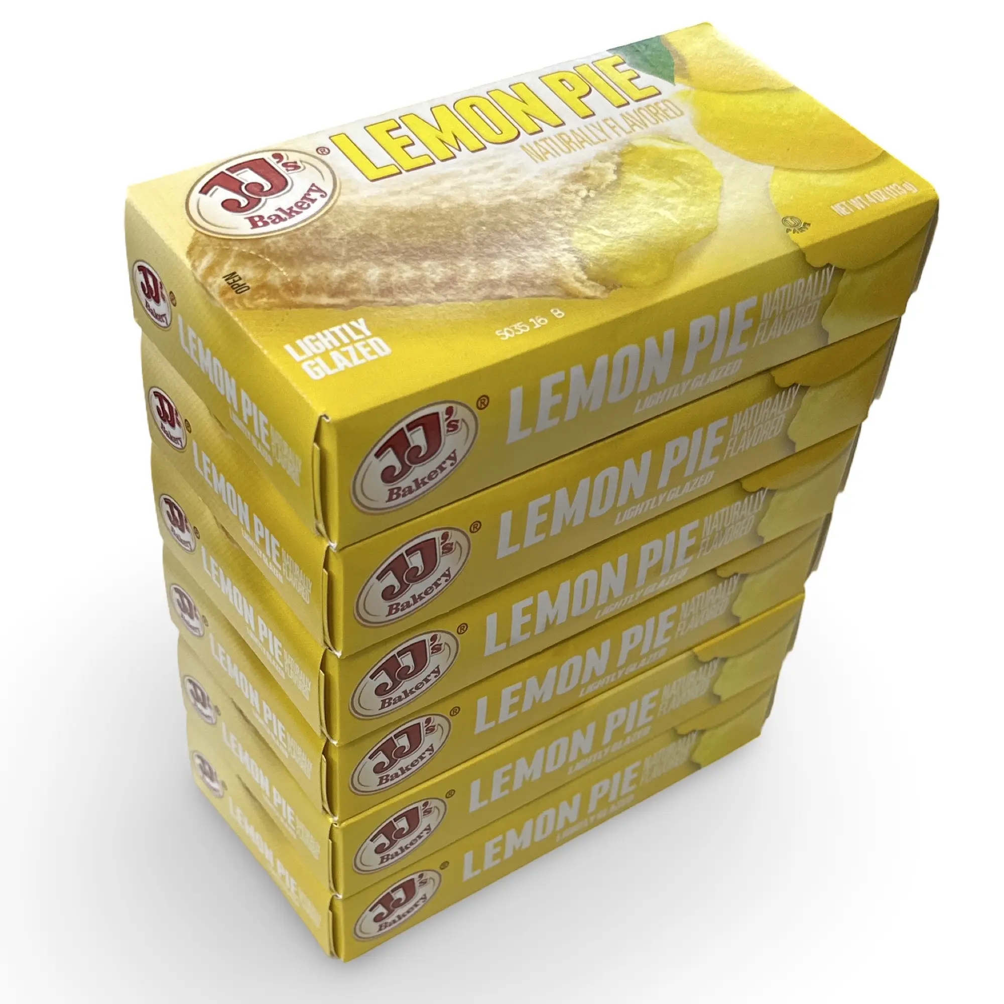 JJ's Bakery Lemon Lightly Glazed Snack Pies 4oz (Pack of 6)
