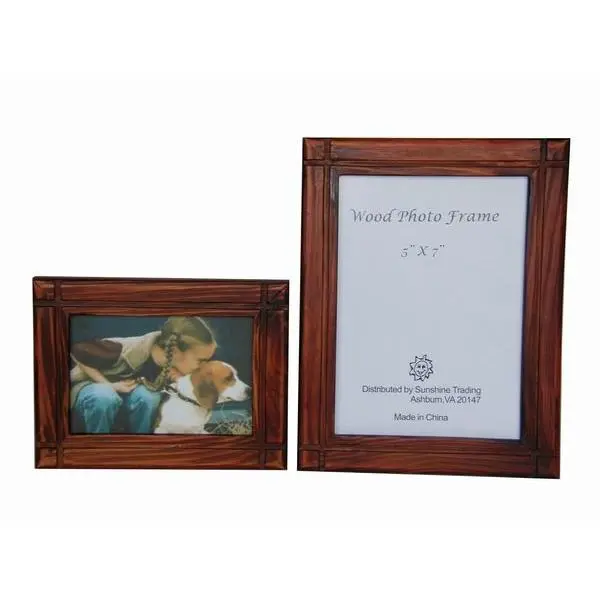 212 MAIN Handmade Classic Rectangular Wooden Picture Frame - ST-14-5 Model, 3.5x5 in, Baby & Maternity Decor, Ideal Mother's Day Gift, Thoughtful Design, Rectangle Photo Frame, Classic Rectangular Frame