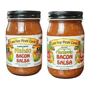 Pineapple Bacon Salsa and Mango Bacon Salsa Combo - Salsa, Chip Dip, Snack Food