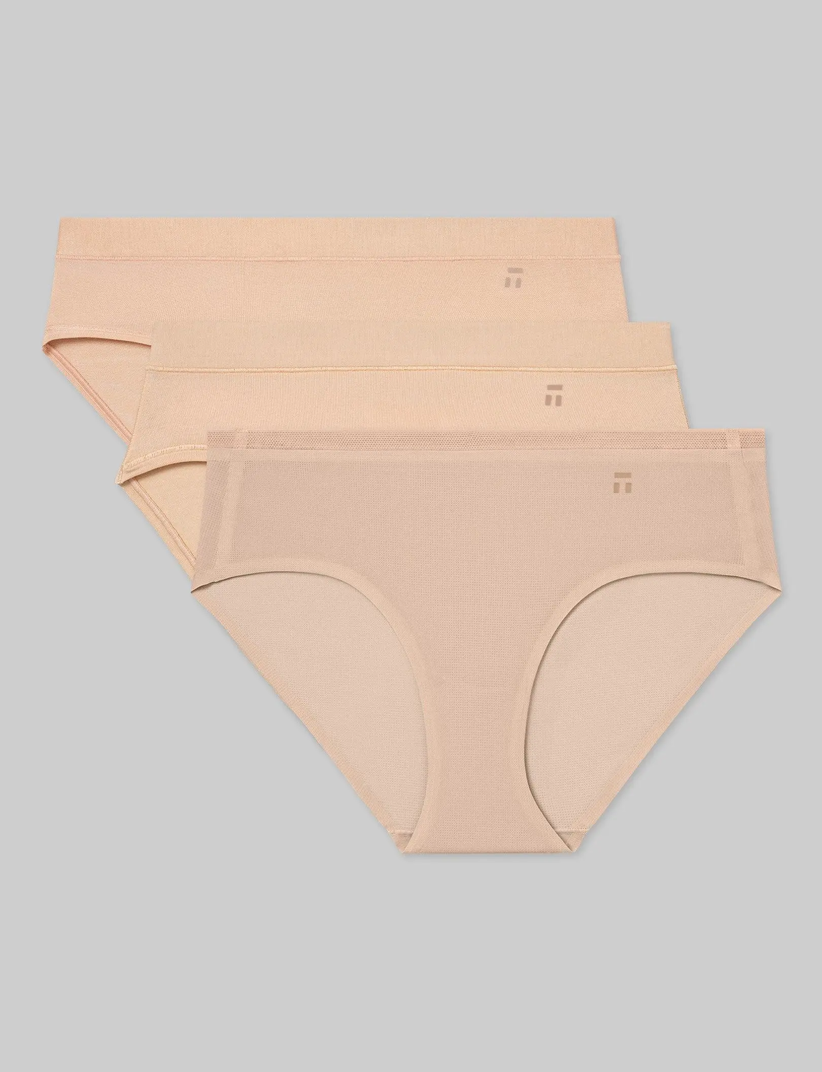 Tommy John Women’s Best of TJ Underwear 3-Pack | Second Skin, Cool Cotton & Air | No Ride-Up, Tagless Comfort Panties Fabric