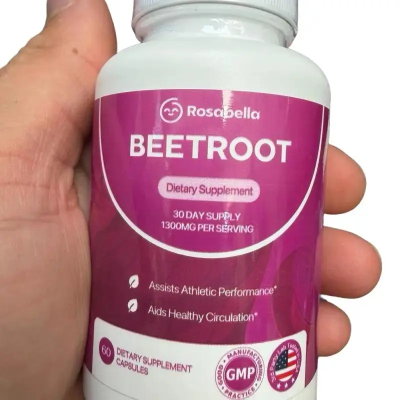 Beetroot Supplement, 1300mg Strength - 30-Day Supply