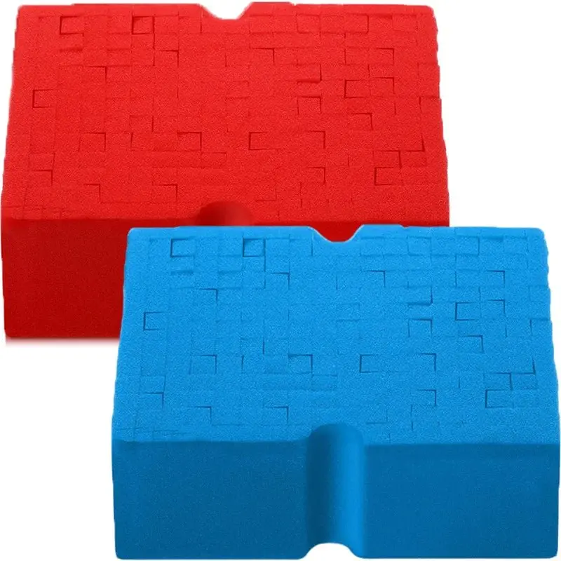 Soft Large Cross-Cut Grid Car Wash Sponge, 7x5 in Car Cleaning Tool for Efficient Dirt Removal, Car Wash Accessories, Car Detailing Products