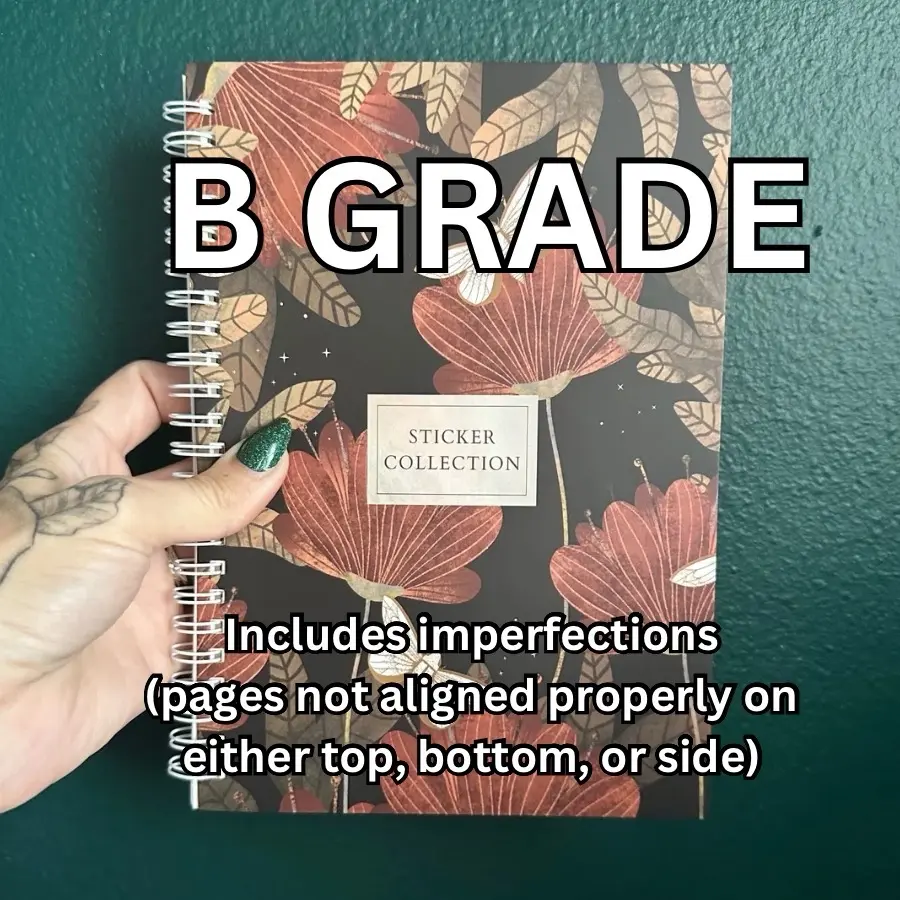B GRADE reusable sticker book - IMPERFECT B GRADE reusable sticker book - IMPERFECT