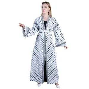 Kuffiyeh Embroidery Cardigan: Cozy Elegance and Cultural Style