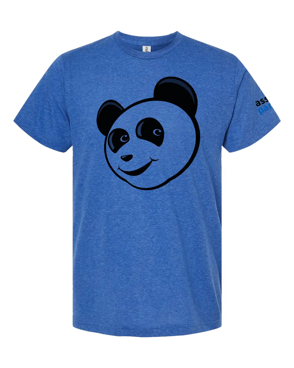 Panda T-Shirt Blue Cotton Tee with Adorable Graphic for Animal Lovers Comfortable Sleepwear & Everyday Wear