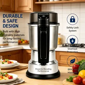 (Large Size same price)  Amazing Multifunctional electric grinder | Compact & Easy to Clean, ”“fast”“all-in-one,  Multifunctional Electric Grinder | Coffee Bean & Grain Grinder for Home, Sleek Electric Grinder  Coffee Beans & Grains  High-Power