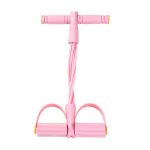 Multifunction Tension Rope, 8-Tube Elastic Yoga Pedal Puller Resistance Band, Elastic Pull Rope Fitness, Full-Body Workout at Home Gym, Exercise Sit-up, Yoga, Abdominal Training