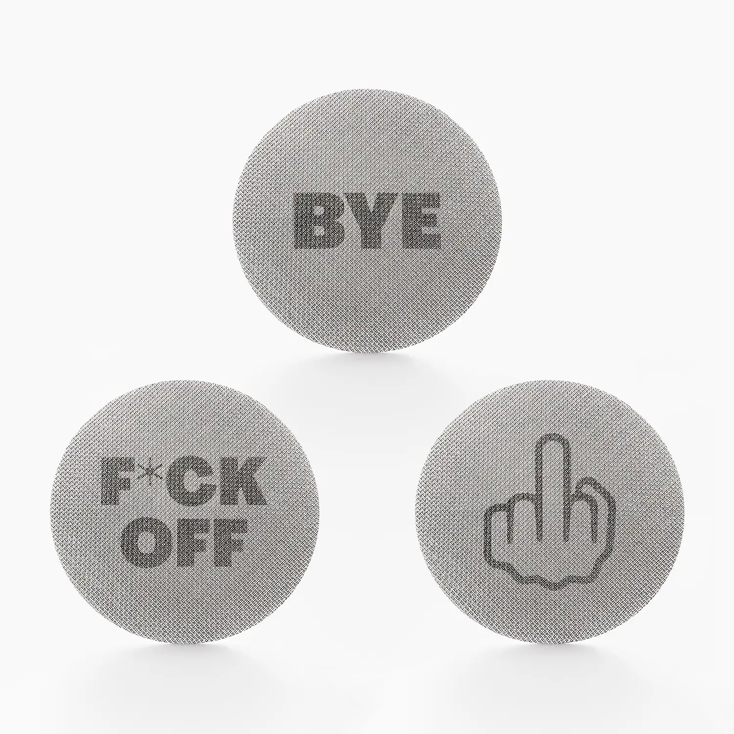 FLUR Mad Pucks (3 Pack) – Espresso Puck Screens – Fits Breville, Ninja & Most Popular Machines – Compatible with 51mm, 53.3mm & 58.5mm Portafilters – 316 Stainless Steel – 1.7mm Thickness – Reusable & Easy to Clean