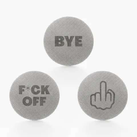 FLUR Mad Pucks (3 Pack) – Espresso Puck Screens – Fits Breville, Ninja & Most Popular Machines – Compatible with 51mm, 53.3mm & 58.5mm Portafilters – 316 Stainless Steel – 1.7mm Thickness – Reusable & Easy to Clean