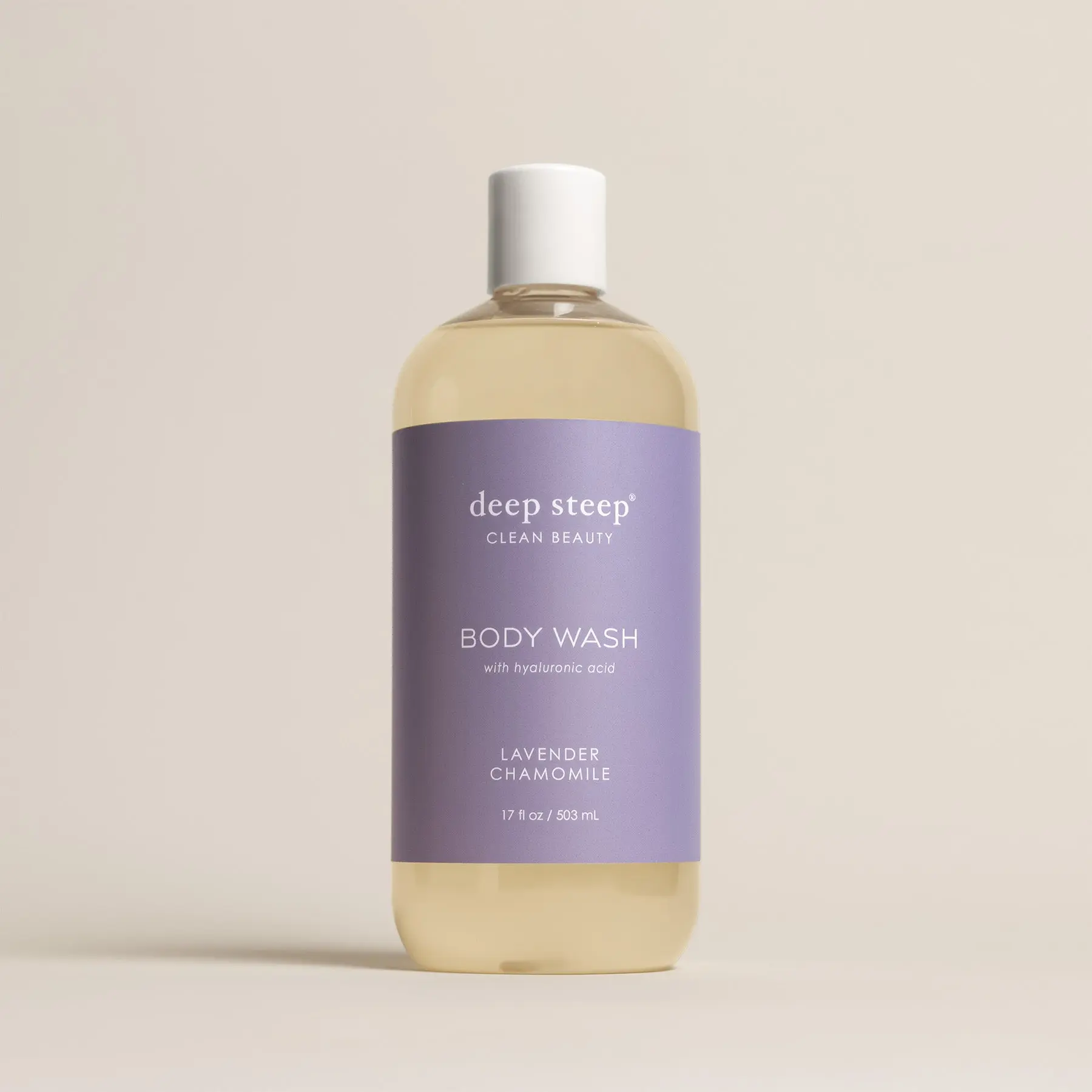 Lavender Chamomile Flower Body Wash, Coconut-Shea Infused Cleanser for Daily Body Care