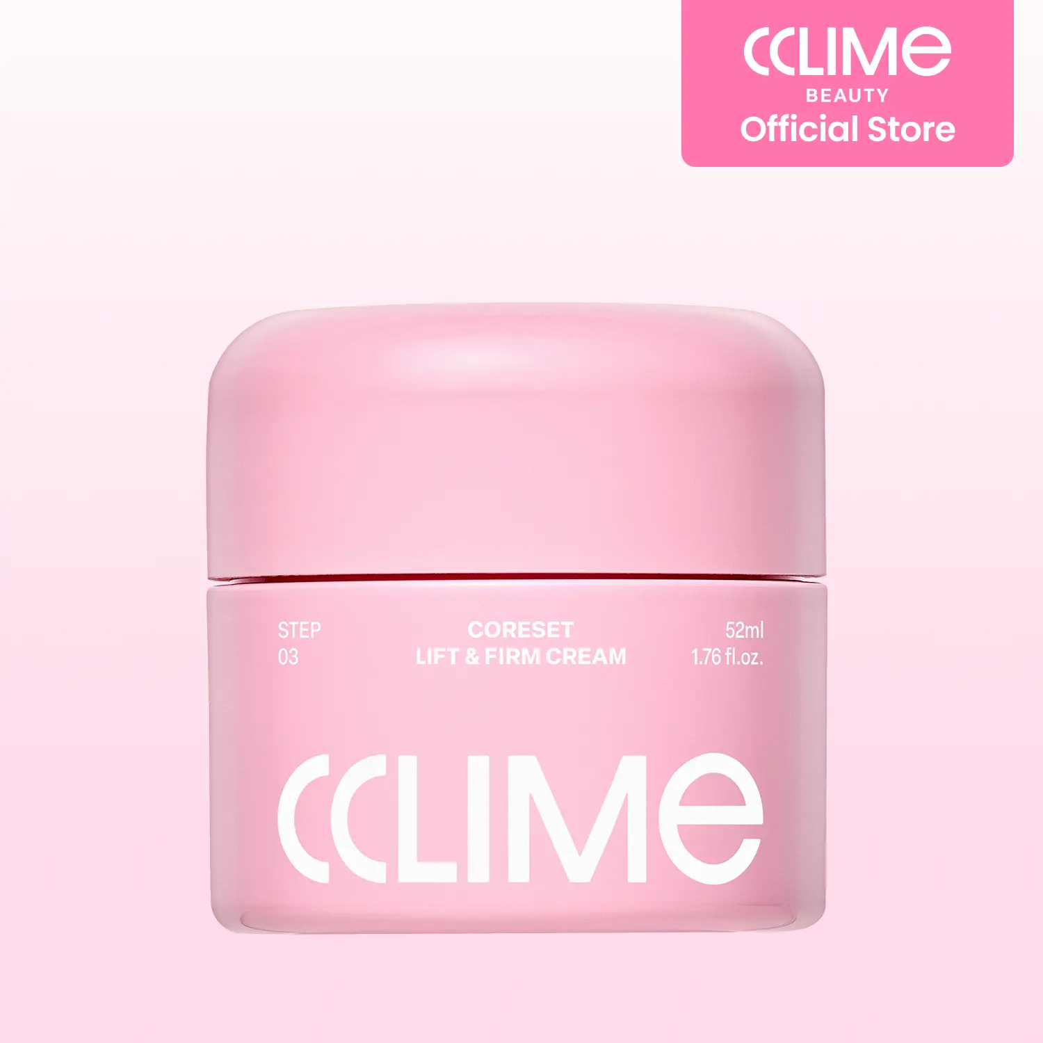 [CCLIME OFFICIAL] CoreSet Lift & Firm Cream with 8 Peptide Complex and Collagen, Moisturizer for Firming & Elasticity, Hydrating Face Cream for Fine Lines, Korean Skincare (1.76 Fl Oz)