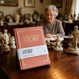 Grandma's Life Story Journal (Hardcover): A Meaningful Keepsake for Grandma to Share Her Journey, Memories & Legacy, Book Includes 250+ Prompt Questions, Sentimental Gift for Mother's Day, Birthday, Christmas