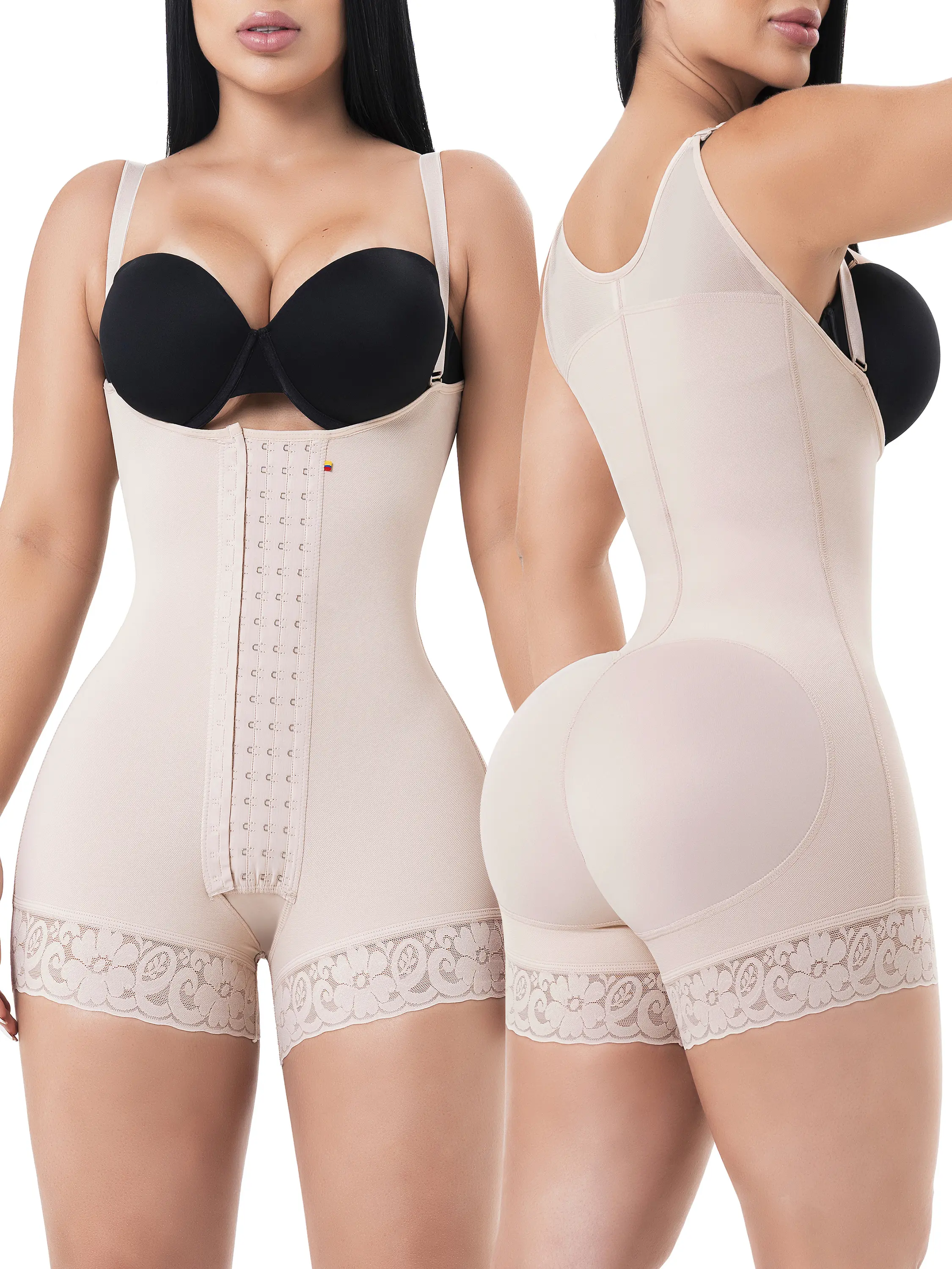 Daily Use Best Everyday Shapewear Open bust Medium compression & Butt-lifting effect Fajas Sonryse066BF