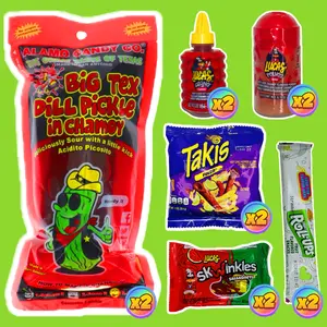 Double Big Tex takis Pickle kit With Lucas Gusano
