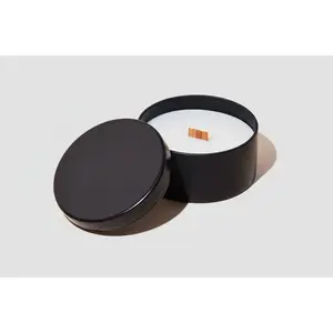 Black Tin Candle