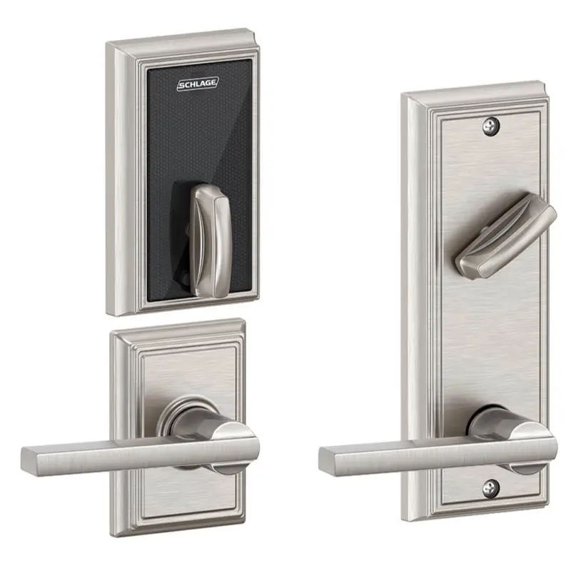 Schlage FE410 ADD 626 LAT Interconnected Control Lock, Satin Chrome Finish, 5-1/2" Size