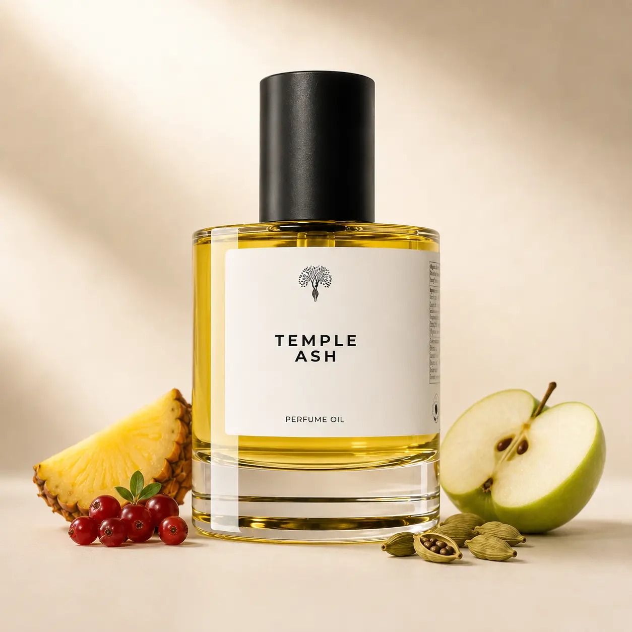 Eternal Perfume Oils - Temple Ash Perfume Oil for Men & Women, 50ml with Bonus 30ml Bottle of Your Choice