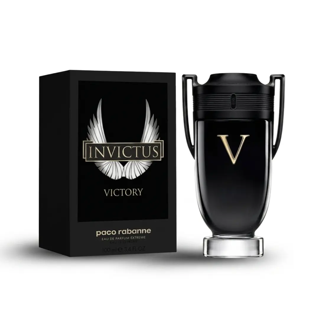 Paco Rabanne Invictus Victory Eau de Parfum Extreme For Men 6.8 oz | Vanilla, Amber & Incense Men's Cologne | Long-Lasting Woody Amber Fragrance