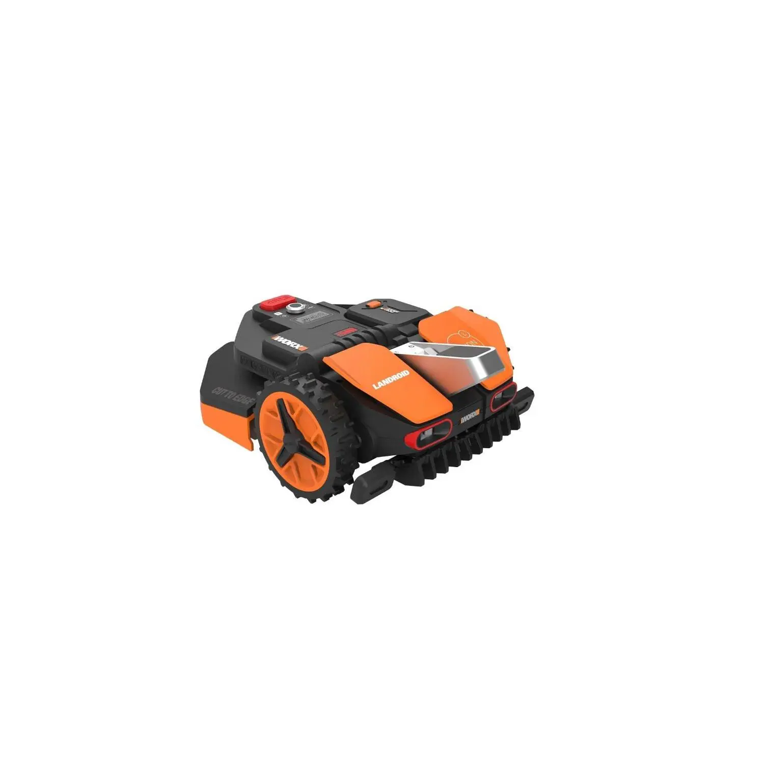 WORX Landroid Vision WR208 Wire-Free WiFi-Enabled Robotic Lawn Mower Complete Kit - 20V 4.0Ah Lithium, Easy Setup, AI-Powered Mowing, Active Obstacle Avoidance, Uneven Terrain Compatibility, Rain Detection, 34.7 Lbs, Automatic