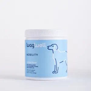 WAGWELL Mobility Chews for Dogs, Hip & Joint Support Soft Chew Supplement (Glucosamine + MSM + Chondroitin)