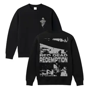 Cozy Oversized Arthur Morgan Graphic Sweatshirt from Red Dead Redemption 2 - Vintage Washed Unisex Streetwear Hoodie Style in Heavy Cotton for Casual Loungewear