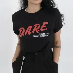 DRUGS ARE REALLY EXPENSIVE Dare Tee, Vintage Retro Shirt, Unisex Cotton Gracphic Shirt, Gift for Women and Men