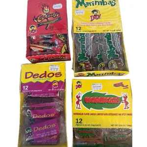Indy 4-Pack Crunchy, Tangy & Sweet Snack Bundle - Cerrillos, Marimbas, Hormigas, Dedos Crisps & Puffed Snacks