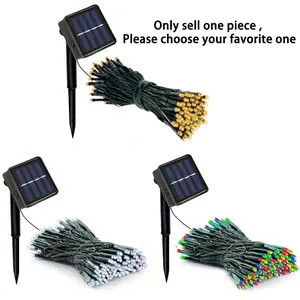 Solar Powered String Light, 100 LED Solar String Light with 8 Lighting Modes, Outdoor & Indoor Decorative Light for Bedroom, Yard, Terrace, Balcony, Outdoor Solar Lights