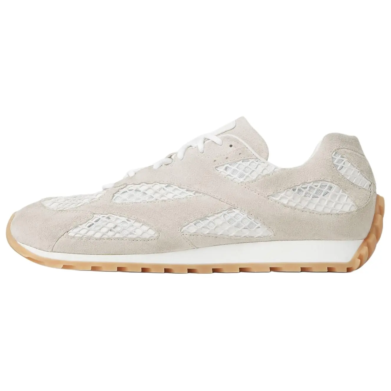 Bottega Veneta Orbit Suede and Mesh Round-Toe Lace-Up Sneakers for Men in Gray Trending Shoes, House White Official Shoes to Get / Maison Mihara Verifiable, with credentials and supporting global authentication