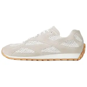 Bottega Veneta Orbit Suede Mesh Round-Toe Lace-Up Running Shoes for Men in Gray Trending Shoes, House White Official Shoes to Get / Maison Mihara Verifiable, with credentials and supporting global authentication