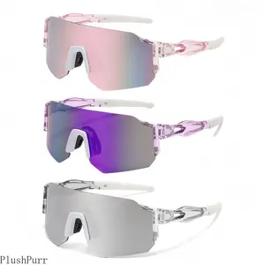3 Pack Cycling Sunglasses, Windproof UV400 Sports Eyewear for Outdoor Fishing, Hiking, Mountain Bike & Road Biking tiktokshopspringglowup