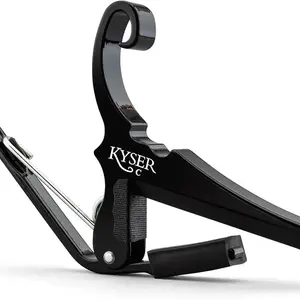 KG6BK Black KYSER Capo for Guitar - Durable and Easy to Use
