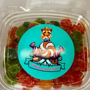 Cowgirls Candy Rush Sweet Mango Gushies-Snack Bonbon