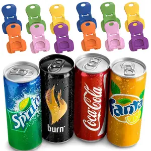 Beverage Barricade 2.0 – Upgraded 6/12-Pack Colorful Reusable Can Caps with Easy-Tab Seal | Universal Fit Protectors Shield Drinks from Bugs, Dust & Spills – Ideal for Parties, BBQs, Beach & Outdoor Adventures Halloween Straw Cover Caps
