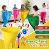 TURNMEON Polyester Oversize Granny Pants Yard Game Set (2-3-4PCS, 31-Piece Bundle) - Soft Rubber Tosses, Bouncy Ball, Pump, Storage Bag, Kids Toys, Parent-Child Interactive Kit, Backyard Parties Supplies, Cool Gifts for Children