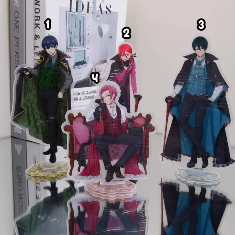 Blue Lock Vampire Model Anime Peripheral Acrylic Stand Isagi Yoichi Bachira Meguru Chigiri Hyoma Desktop Display Birthday Gift for Girls