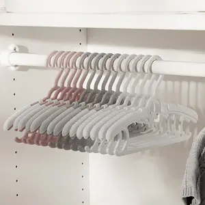 Plastic Thick Children's Clothes Hanger Rack Set - Adjustable Stand Hanger, Extendable Multi-Functional Home Organizer for Hanging Kids' Garments
