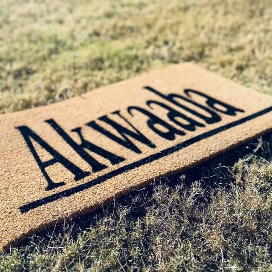 “Akwaaba” Coconut Coir Doormats 18x30 Non-slip