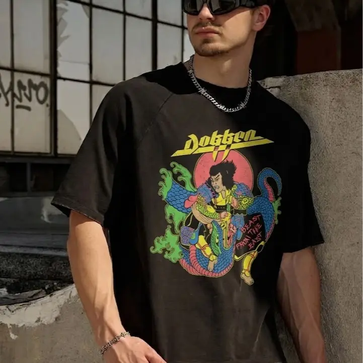[SALE UP TO 30%] Rare Dokken Band Vintage Tee Shirt Cotton Black All Size Unisex, Unisex Shirt Made Using 100% US Cotton, Design & Printed In The USA
